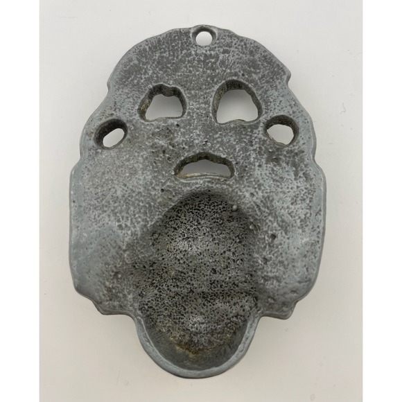 Art Nouveau Maiden Mask Cast Metal Furniture Mount Figural Architectural Salvage - Picture 2 of 11